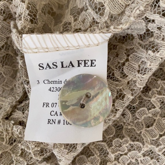 La Fée Maraboutée Beige Lace Jacket 🔥NWOT - Picture 6 of 7